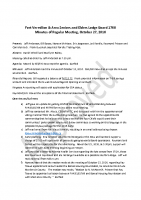 2016.10.27 FVASELB1788 – Approved Meeting Minutes