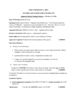 2026.02.10 FVASELB1788 Approved Special Meeting Minutes